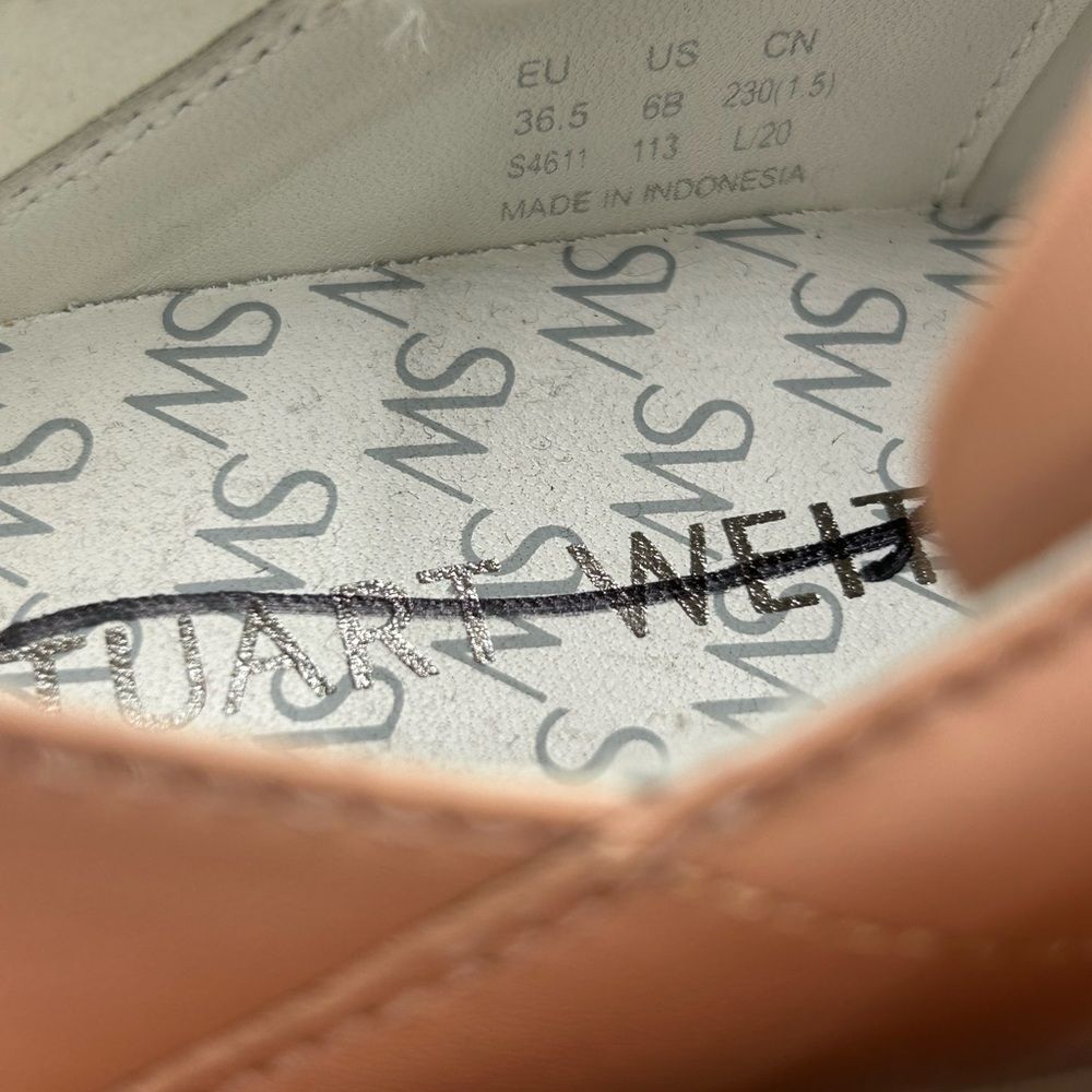 Women's Stuart Weitzman Goldie glam, convertible sneaker size 6 - Picture 8 of 10